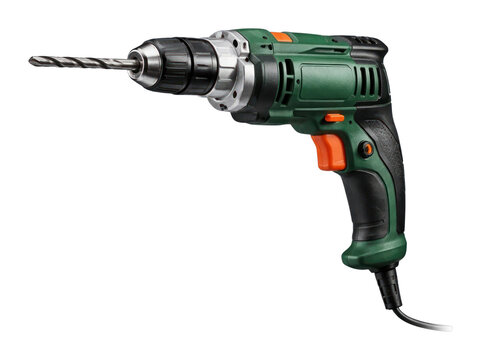 PNG Electric drill with bit isolated on white background