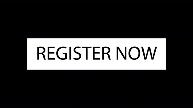 Register Now Animated CTA Button &ndash; Event and Business Call to Action Motion Graphic