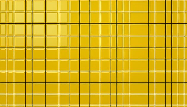 yellow ceramic mosaic tiles texture background yellow metro tiles horizontal long wide picture