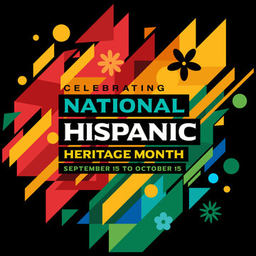 Hispanic Heritage Month, 
social media post, poster, banner, background