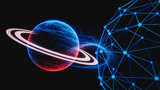 Digital Planet Connecting Network in Cosmic Space