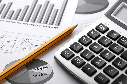 business chart showing financial success at the stock market