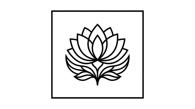 vector illustration of an abstract flower