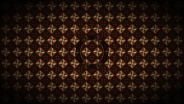 Aztec Geometric Aztec Pattern Seamless Ethnic Art Wallpaper