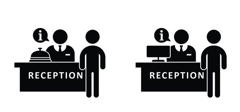 Reception bell or counter bell. Service clock, A table bell that produces a clear sound with a tap or a press to attention at the counter or reception desk. Front office or frond desk, desk bell.