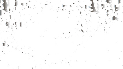 Fototapeta premium Subtle weathered grunge texture with scattered gray dust particles, faded distress marks, fine noise, and shiny silver glitter sparkles exploding and falling as elegant metallic confetti
