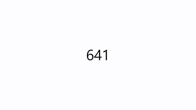One thousand number counter animation from 0 to 1,000 on a transparent background ,counting numerals from 0 to 1000 Animated counting numbers count up to 1000 best for views, likes and amount concepts