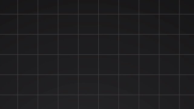 Black grid background gradient moving from right to left animation.
