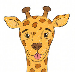 giraffe face  © Rifka