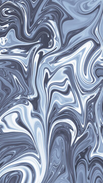 Blue marble liquid vertical background abstract design