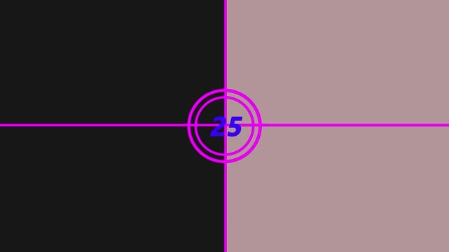countdown timer video start from 20 to 30 number old style movie count in grey retro vintage , best suitable for your start of cinematography, movie or footage

