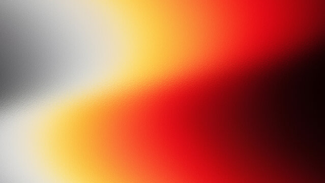 Abstract luxury glassmorphism background with blurred dark red orange yellow and cream gradient aura waves and premium textured grain frosted glass pattern texture design.
