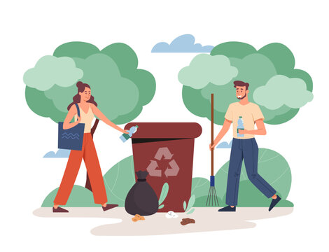 Park Cleanup and Recycling Volunteers