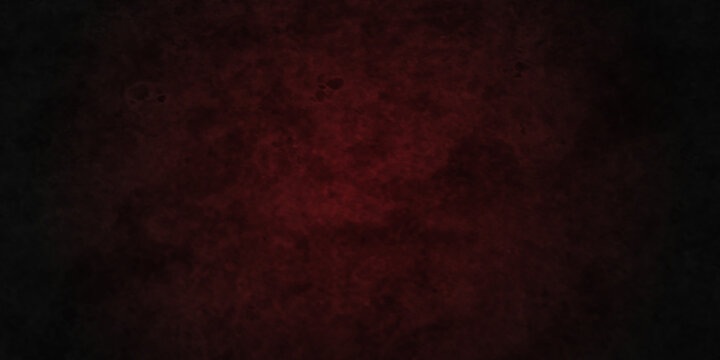 Distressed abstract dark red wall texture concrete rough old grunge backdrop interior vintage smooth closeup background.