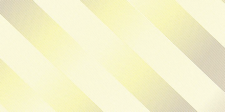 minimal gold and yellow gradient stripe diagonal curves thin abstraction line transparent wavy fabric web geometric pattern technology texture design.