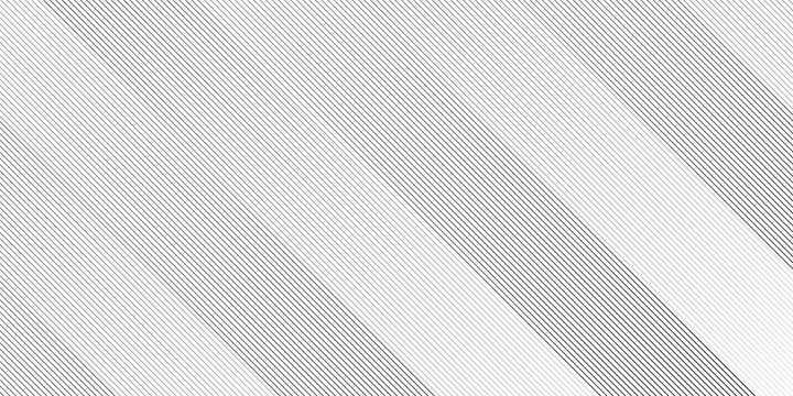 minimal black and white gradient stripe diagonal curves thin abstraction line transparent wavy fabric web geometric pattern technology texture design.