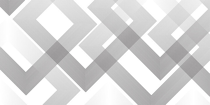 minimal black and white gradient stripe diagonal curves thin abstraction line transparent wavy fabric web geometric pattern technology texture design.