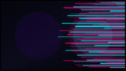 Neon Digital Glitch Background with Cybernetic Noise Texture © Epityzo