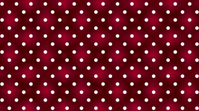 Classic polka dot with abstract red motion backdrop. Whimsical holiday/y2k dotted pattern background. For promotion, banner, social media, campaign etc.