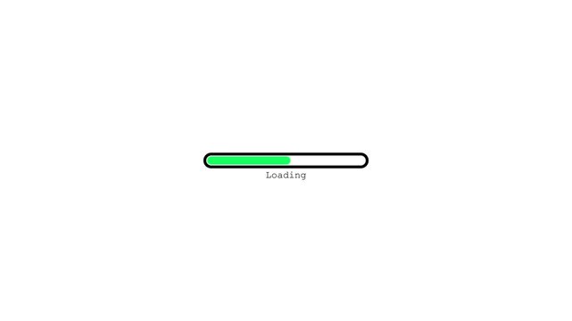 Abstract loading icon animation .Pixel loading bar Animation video 4k