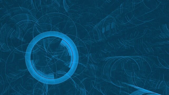 blue glowing ring structure, digital energy circuit, futuristic technology, science research, internet power, performance efficiency, optimization capacity, scalability responsiveness, speed quality