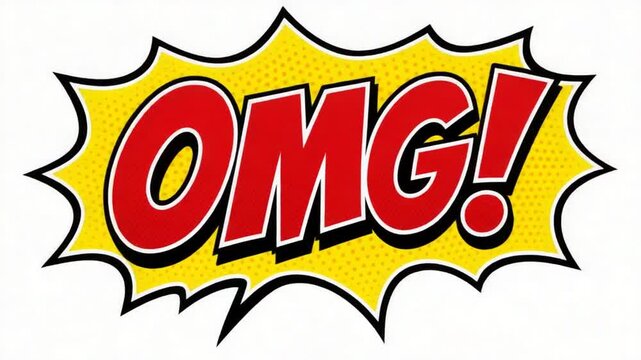 OMG onomatopoeia.