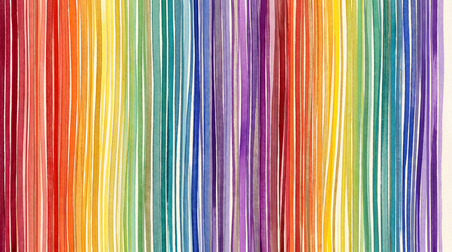 A vibrant and colorful striped background featuring a spectrum of hues, creating an eye-catching abstract aesthetic suitable for various artistic applications.