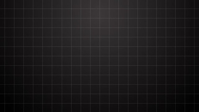 Green grid background moving continuously across dark surface in 4k animation