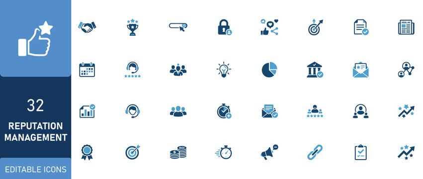 A comprehensive collection of editable icons for diverse digital projects and modern user interfaces