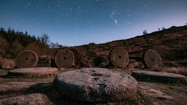 Night Sky Landscape Scene 28