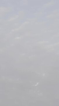 Moody Gray Cloud Pattern in Dusk Sky