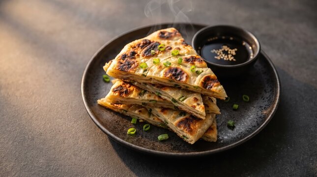 Taiwanese Scallion Pancake, Pancake Recipe, Pancake Dish
