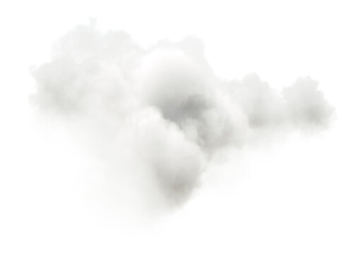 Oxygen white cloudiness cutout backgrounds 3d illustrations png file