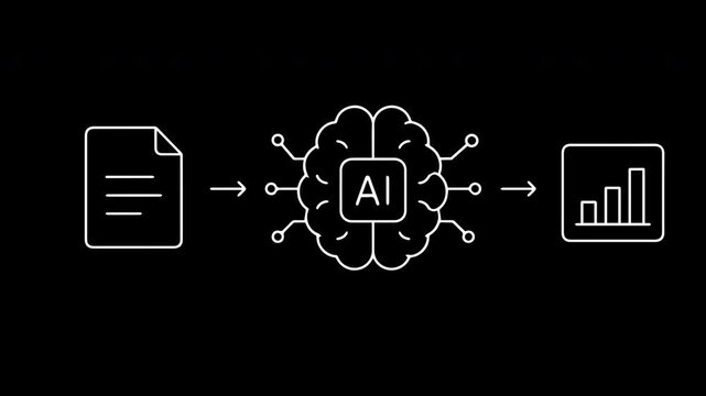 AI powered data analysis transforming documents into valuable business insights and growth
