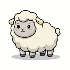 Obraz premium Cute Lamb