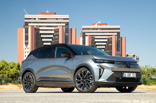 Renault Scenic E-Tech is a battery electric compact crossover SUV that is produced by French automaker Renault