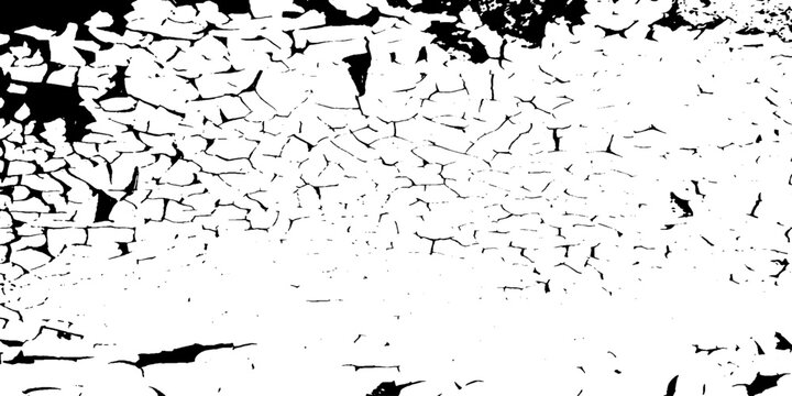 Scratched and Cracked Grunge Urban Background Texture Vector. Dust Overlay Distress Grainy Grungy Effect. Distressed Backdrop Vector Illustration. Isolated Black on White Background. EPS 10.