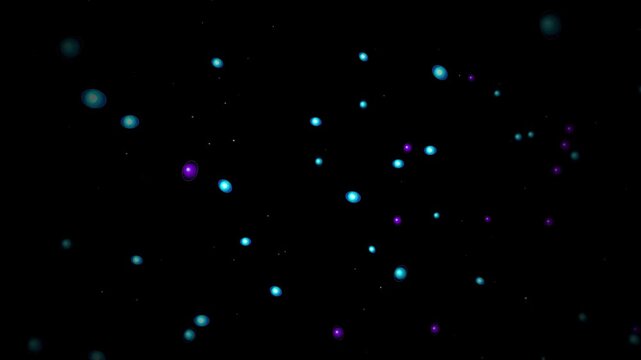 Carbon nanotube molecular structure animation: scientific 3 d visualization of nanotechnology and microscopic particle interaction