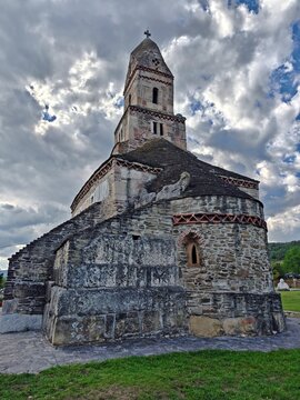 Densus Stone Church - Romania. Saint Nicolae's Orthodox Church from Densus, Hunedoara is one of the oldest churches still standing in Romania (sec XIII).