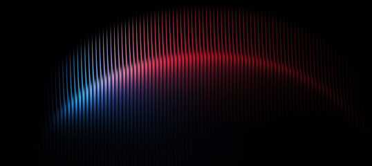 Glass gradient background, abstract dark background with glowing colorful vertical lines curve © Vectorly Design