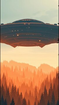 Unidentified flying object, alien invasion.