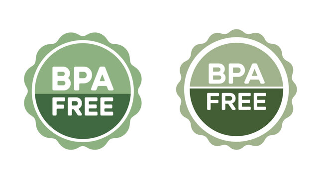 BPA Free Seal. Two green circular seals indicating BPA Free, a mark of safety and quality for consumer products.
