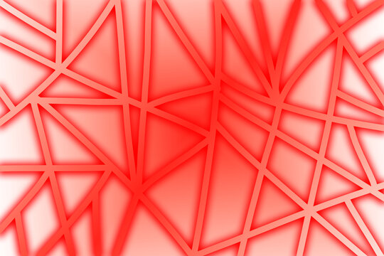 Vibrant Red Intersecting Geometric Lines Wallpaper