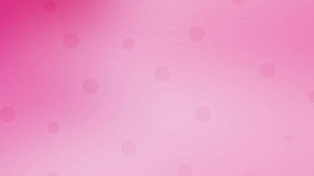 Seamless loop background video featuring floating pink circles moving smoothly in one direction.