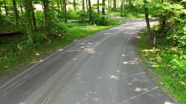 Green Lakes State Park - Roadway Meandering