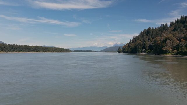 4K Fraser River Drone 