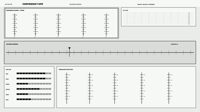 Decision Support HUD Dashboard Seamless Loop