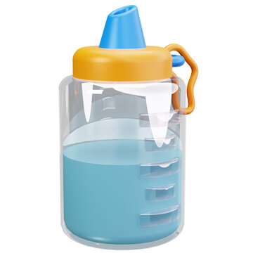 Baby Sippy Cup 3D Illustrations