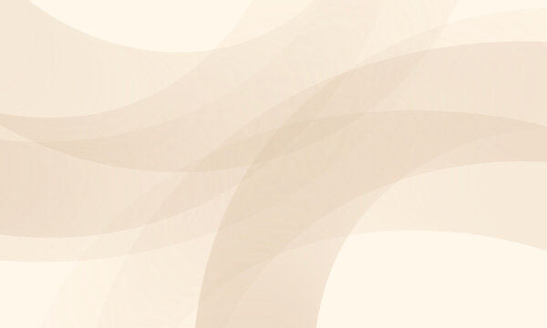 Elegant neutral beige abstract wave background with overlapping translucent curves	
