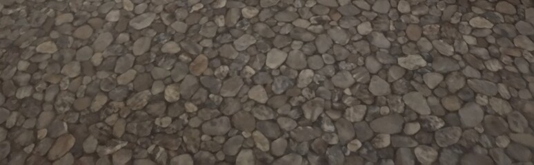 Natural Grey River Pebbles Textured Surface Background Pattern for Architectural Design Projects © Irinka Dimkovna